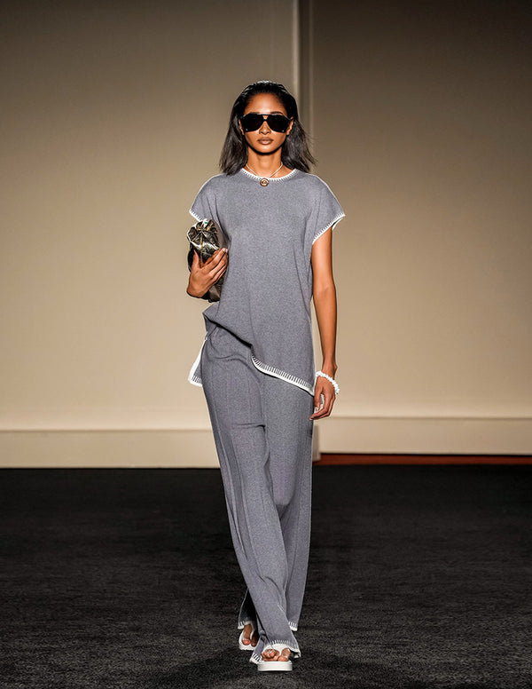 Ekouaer Stylish Knit Lounge Matching Set (US Only)