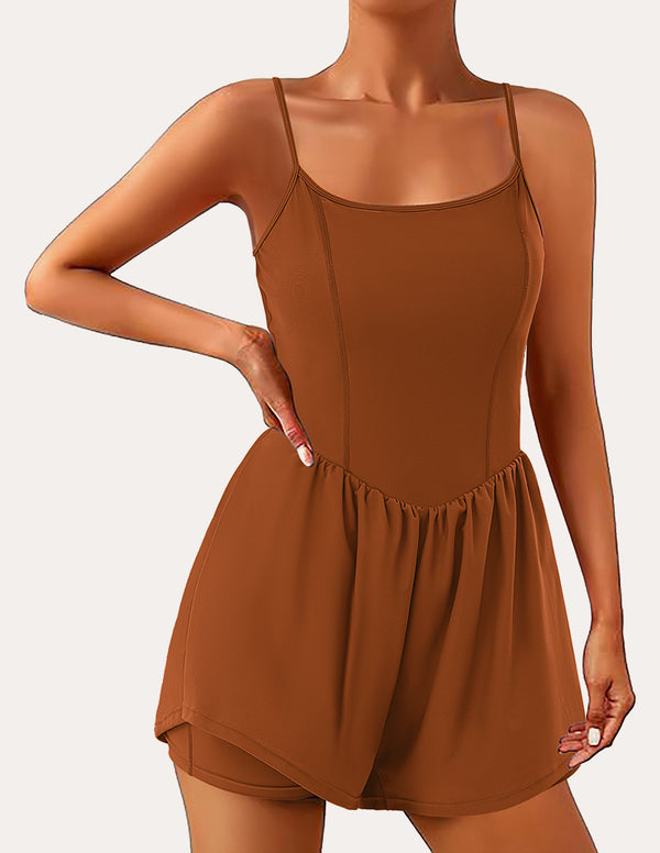 Ekouaer Summer Athletic Shorts Jumpsuit (US Only)