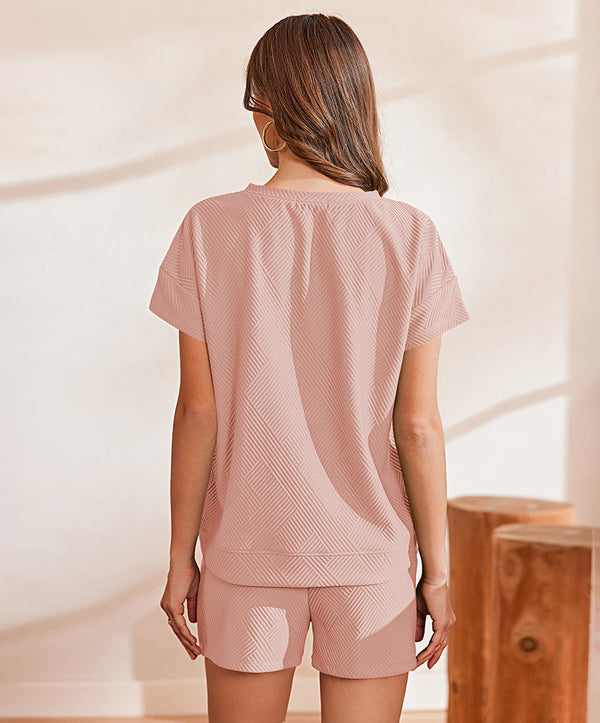 Ekouaer Summer Textured 2-Piece Lounge Set (US Only)