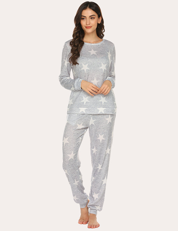 Ekouaer Ekouaer Super-Soft Print Pajama Set (US Only)
