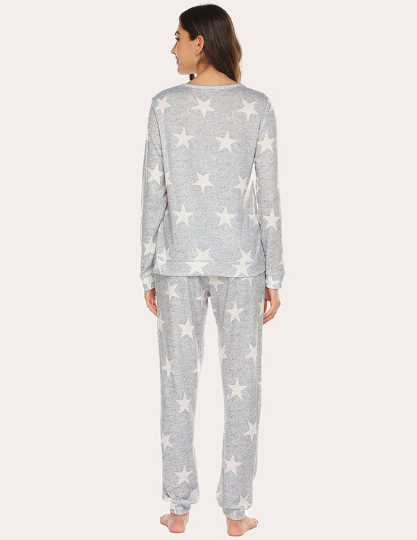 Ekouaer Ekouaer Super-Soft Print Pajama Set (US Only)