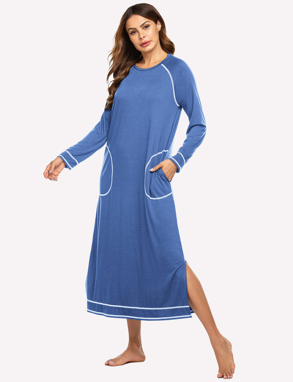 ekouaer Ekouaer Ultra-Soft Nightdress with Pocket (US Only)