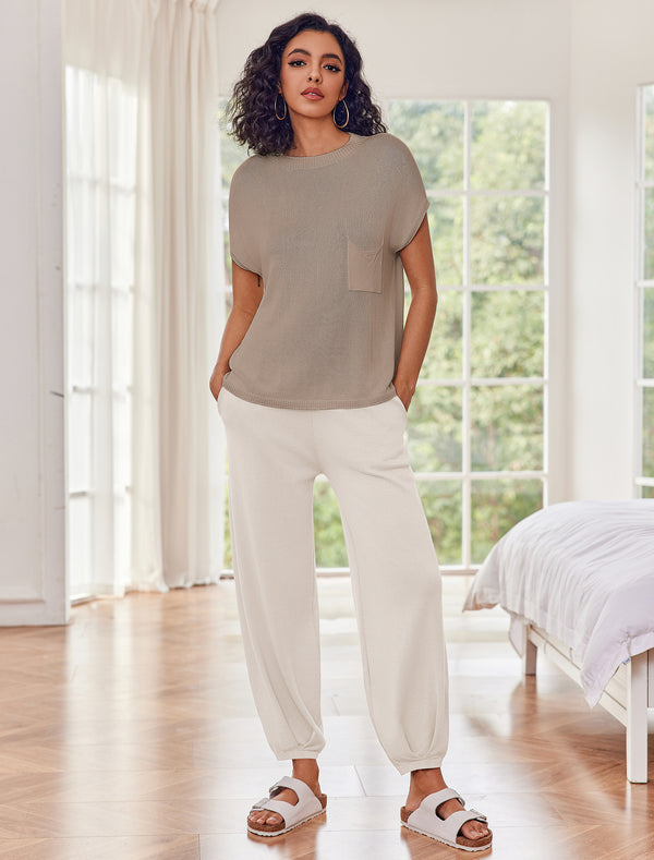 ekouaer Versatile Knit 2-Piece Lounge Set (US Only)