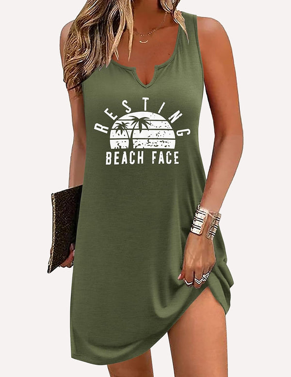 ekouaer Ekouaer Women's Tank V Neck Sleepshirts (US Only)