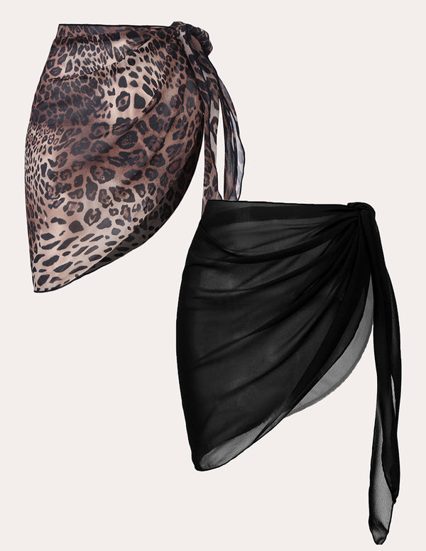 Ekouaer Versatile 2-Piece Chiffon Cover Ups (US Only)