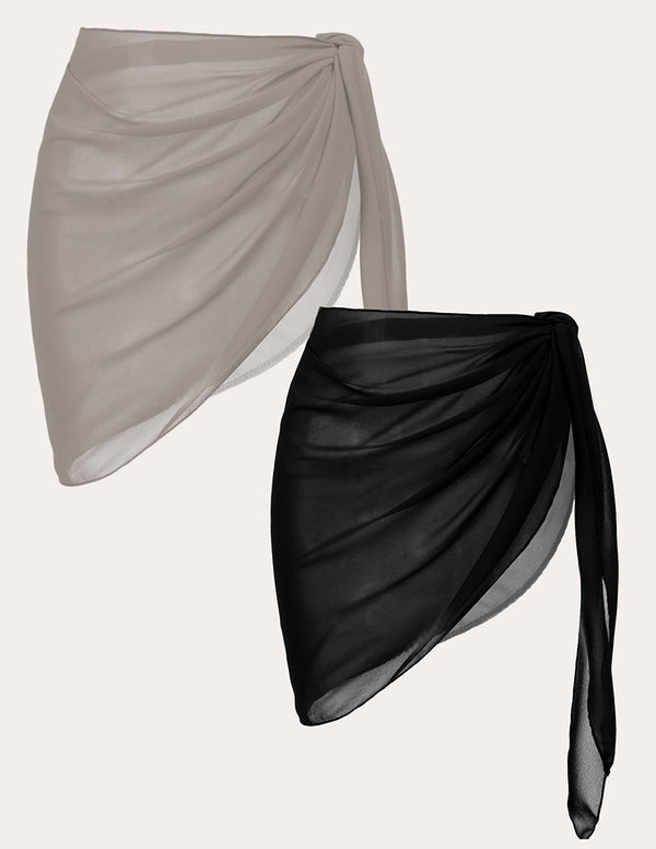 Ekouaer Versatile 2-Piece Chiffon Cover Ups (US Only)