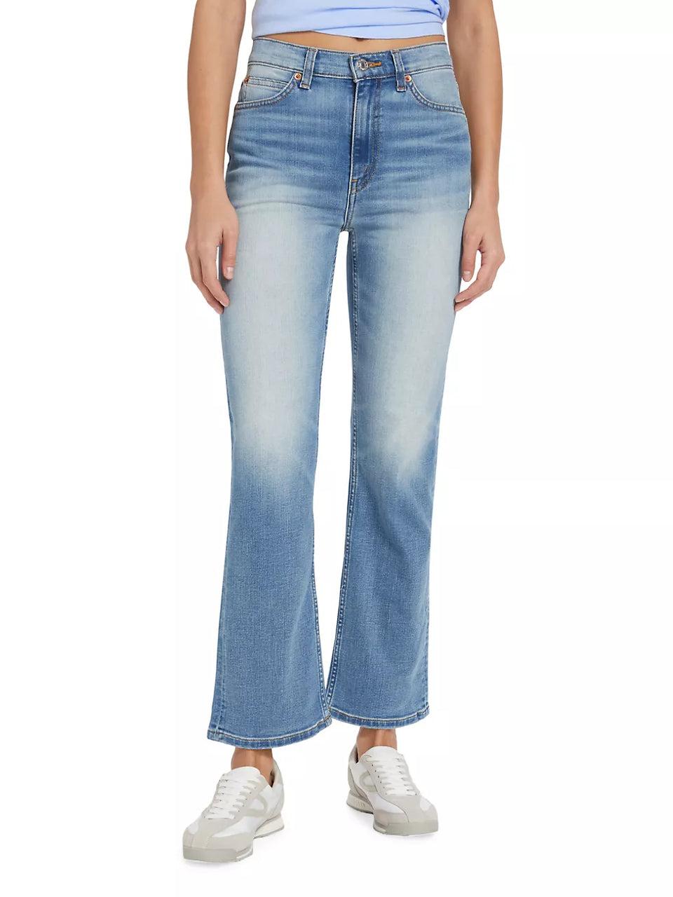 Elaine Turner 70's Crop Boot Cut Jeans- West Coast Fade