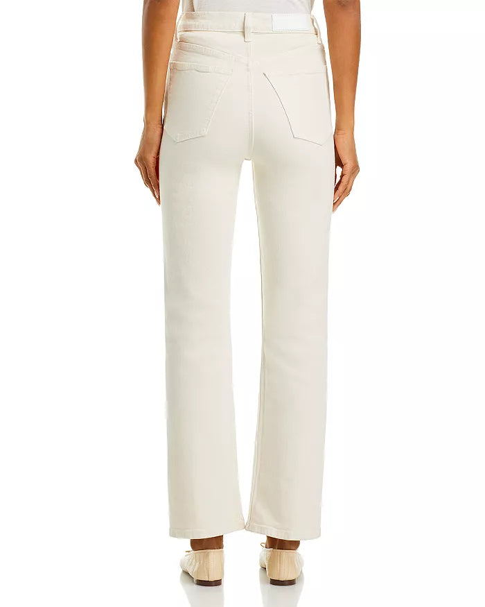 Elaine Turner 70s Crop Boot Cut Jeans- Vintage White