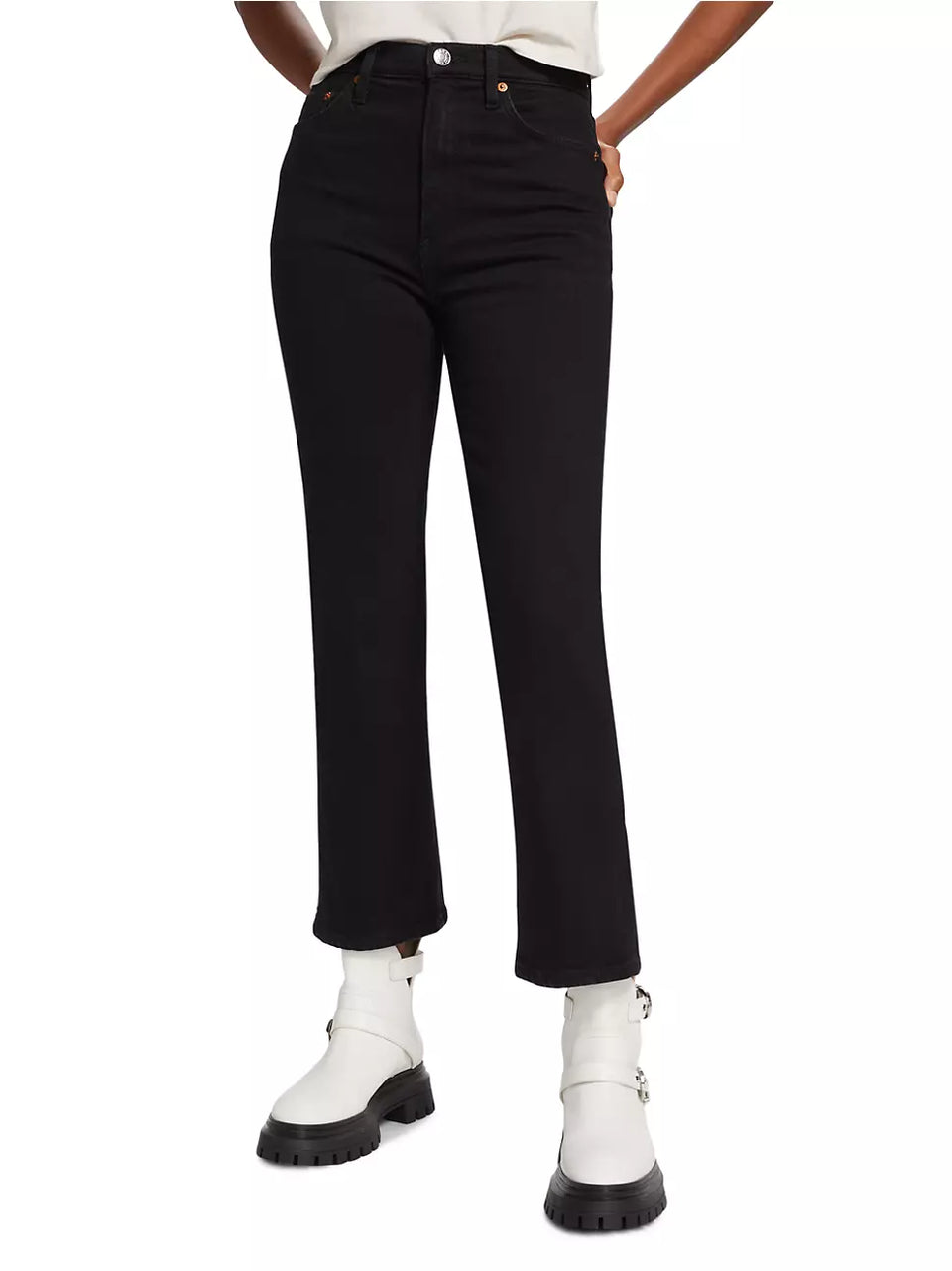 Elaine Turner 70's Crop Boot Cut Jeans- Nior