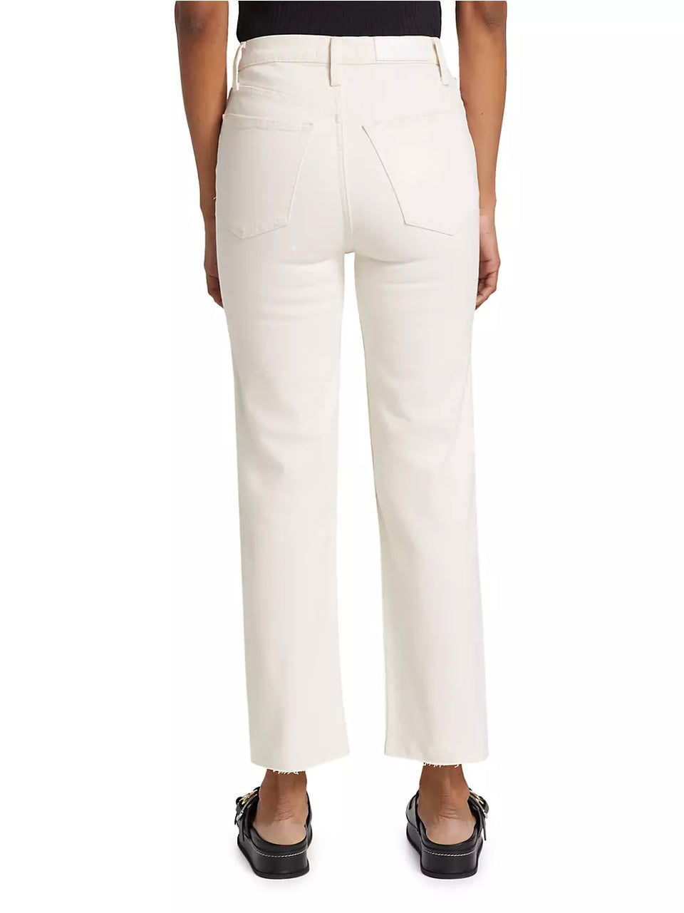 Elaine Turner 70's Stove Pipe Jeans- Vintage White