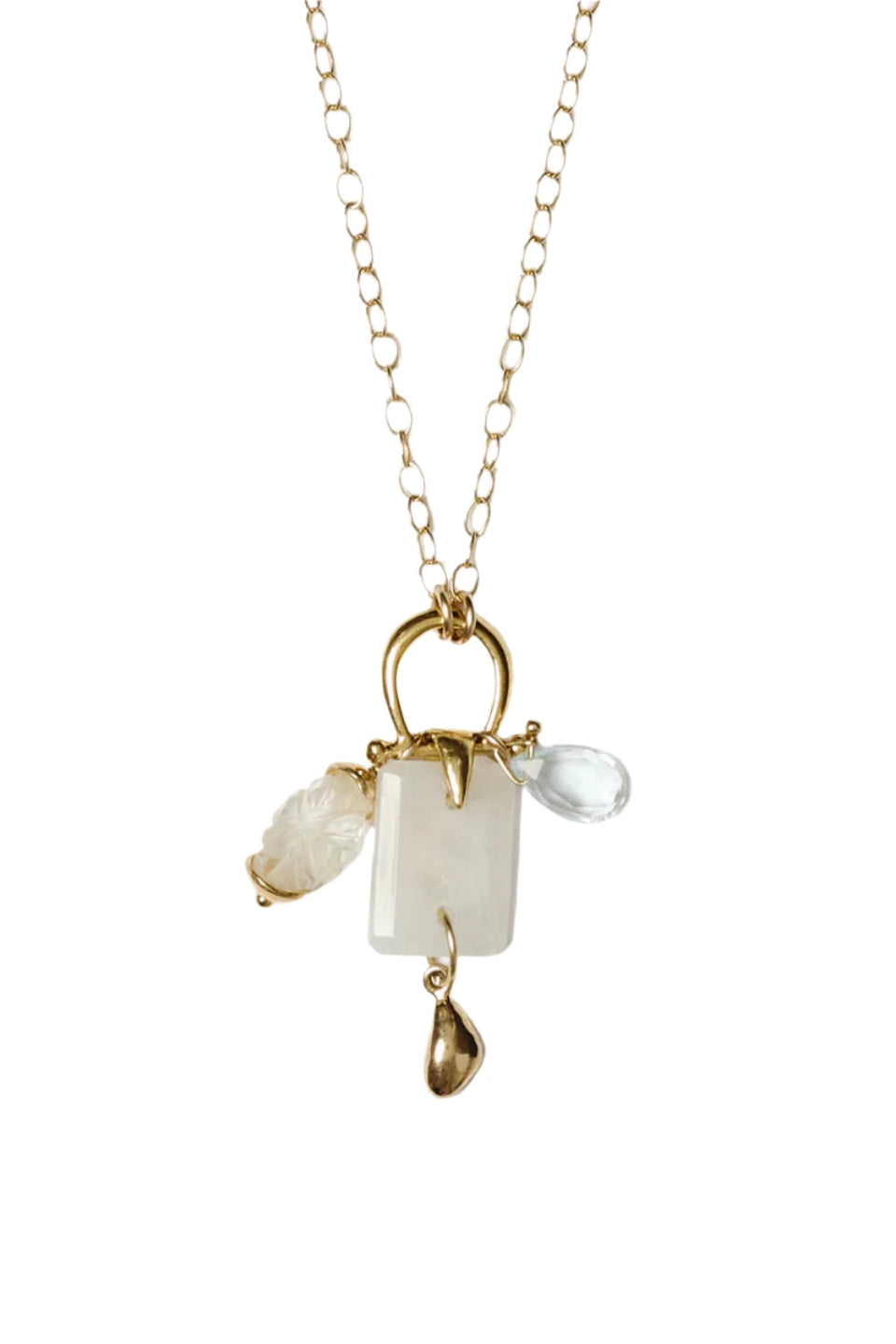 elaine turner Alessia Necklace Moonstone Mix