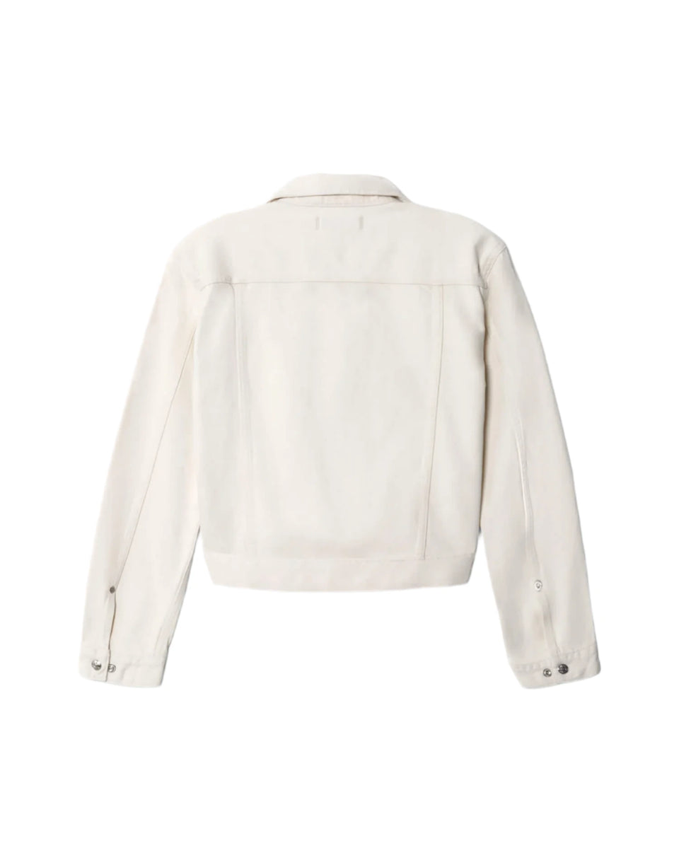 Elaine Turner Baby Trucker Denim Jacket- Crema