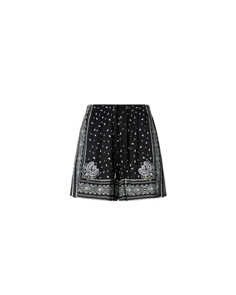 Elaine Turner Bandana Print Shorts