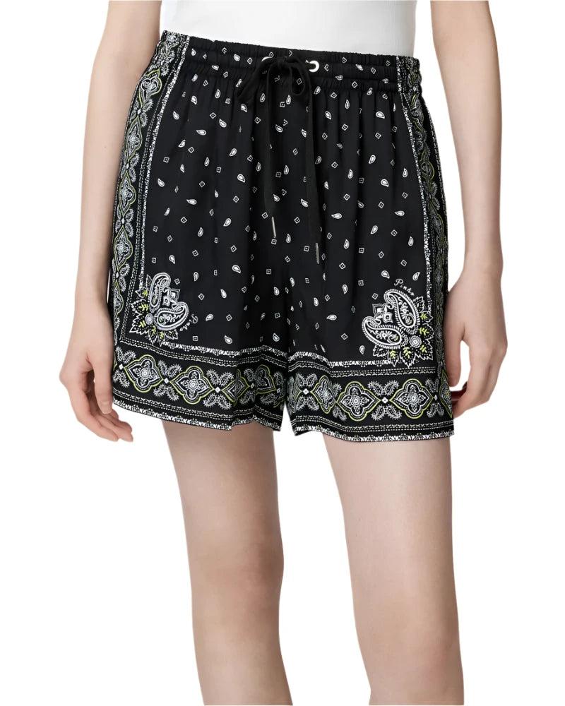elaine turner Bandana Print Shorts
