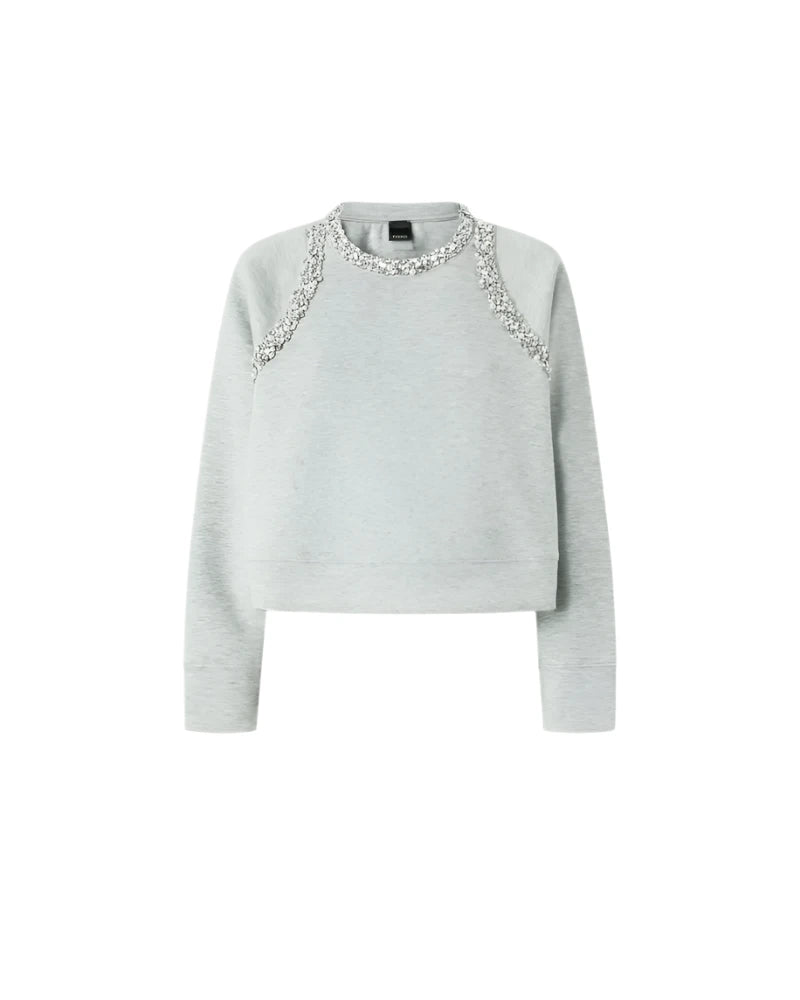 elaine turner Bejewelled Embellished Sweatshirt
