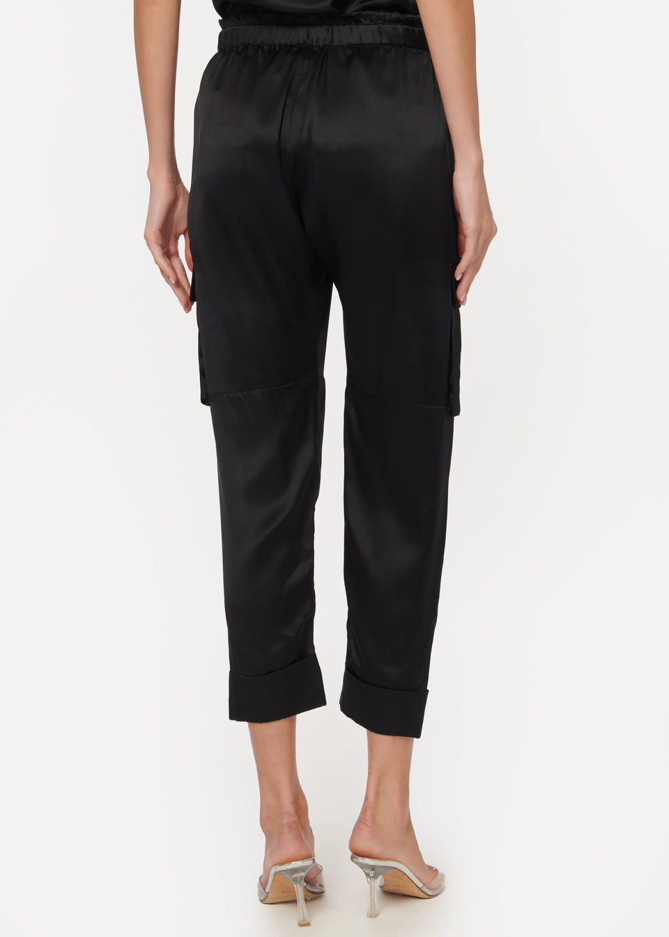 Elaine Turner Black Carmen Cargo Pant