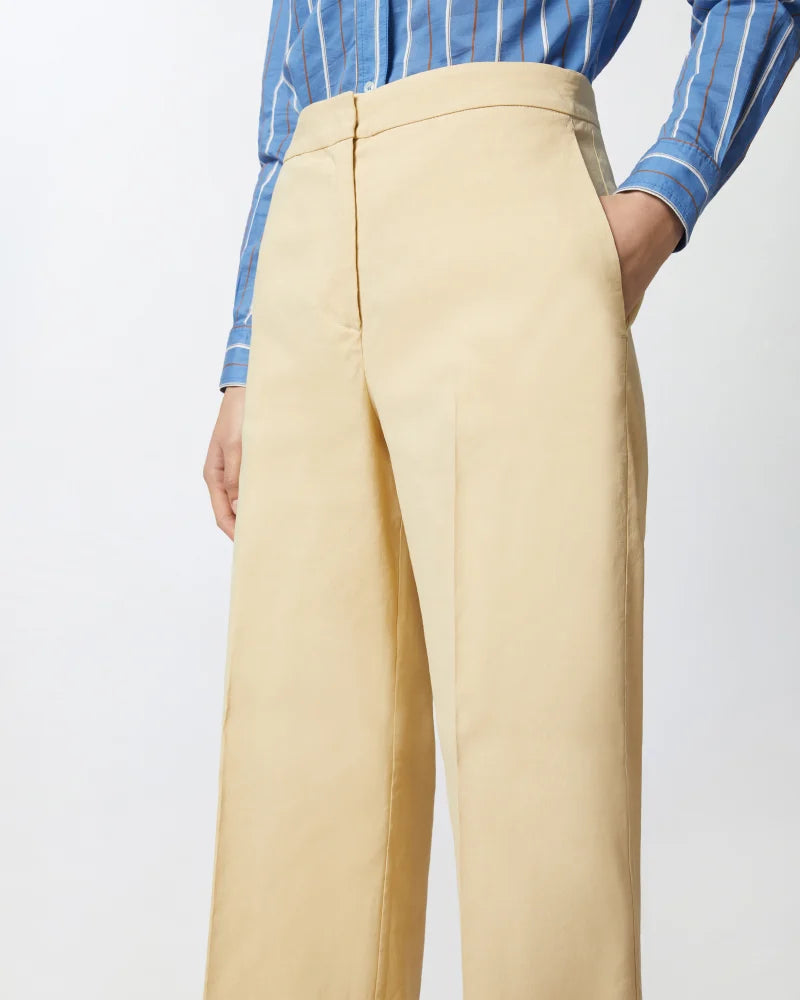 Elaine Turner Butter Stretch Linen Trouser