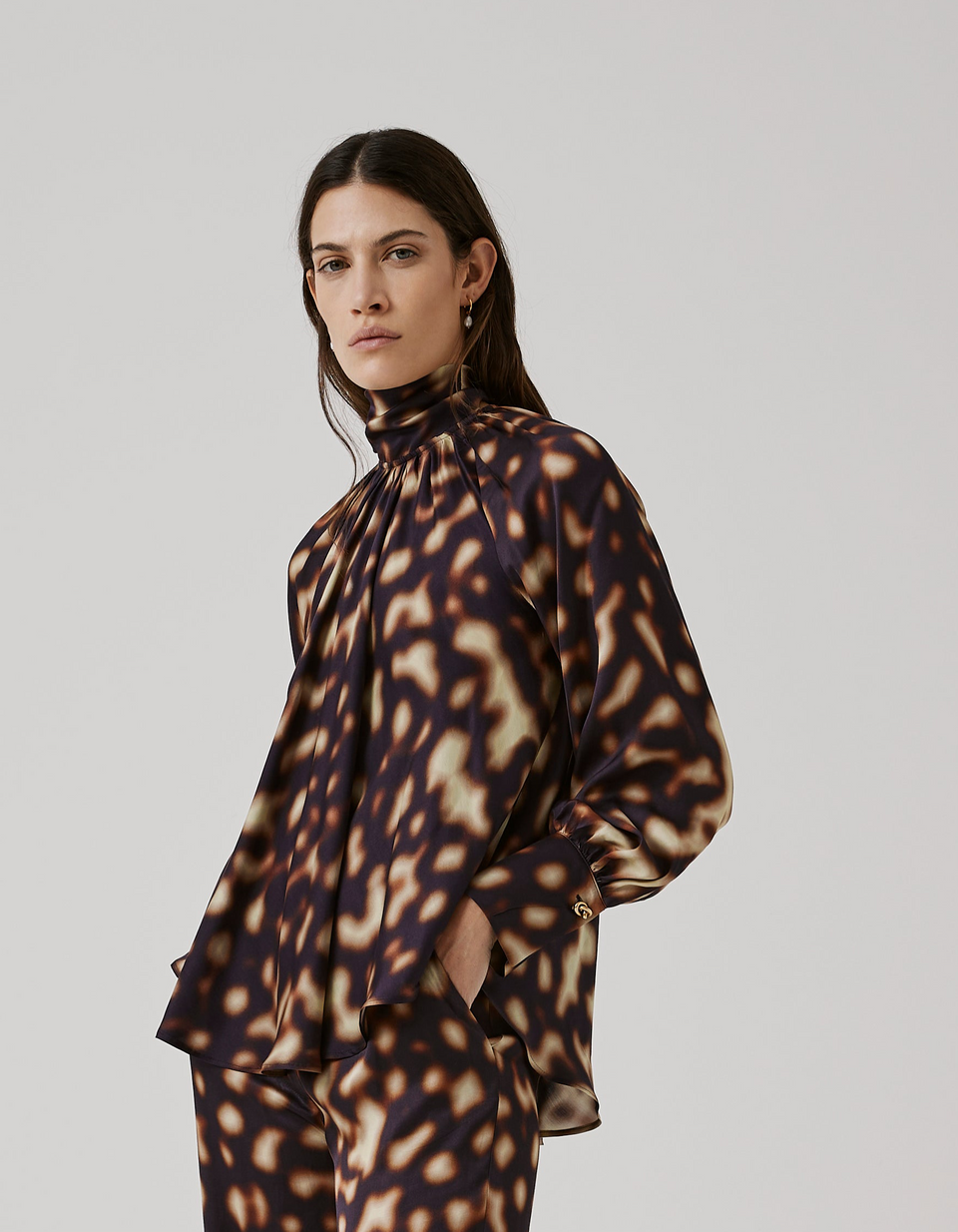 elaine turner Elsa Printed Blouse