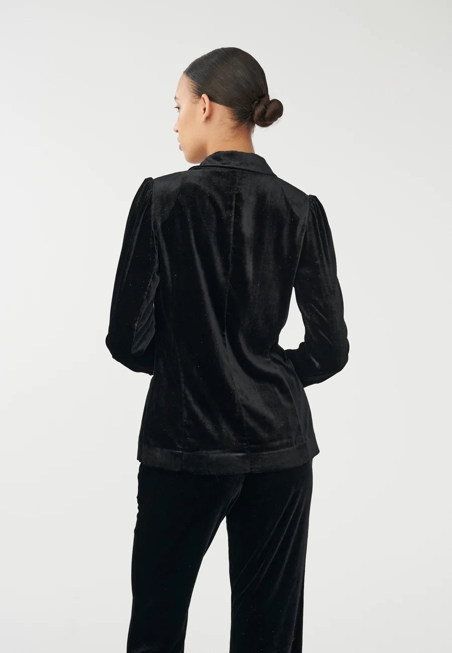 Elaine Turner Falula Glitter Black Blazer