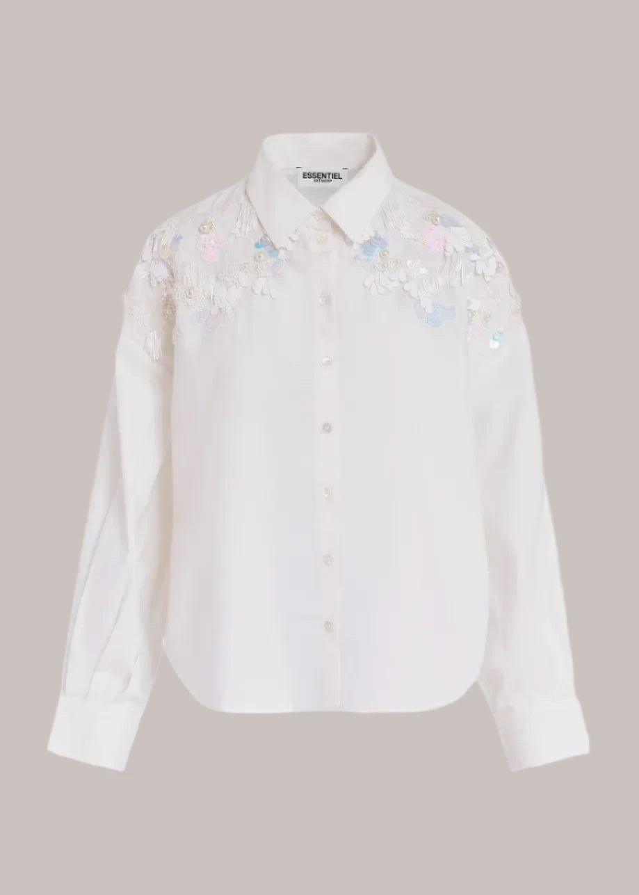Elaine Turner Gdog White Button Down
