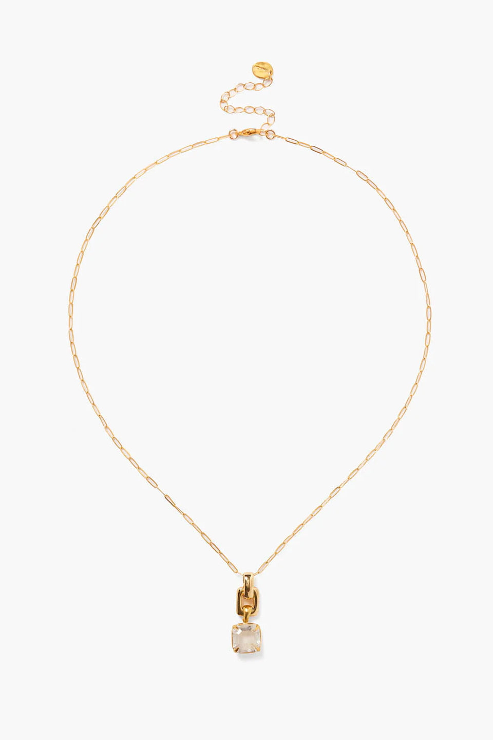 Elaine Turner Gold Ellis Crystal Necklace