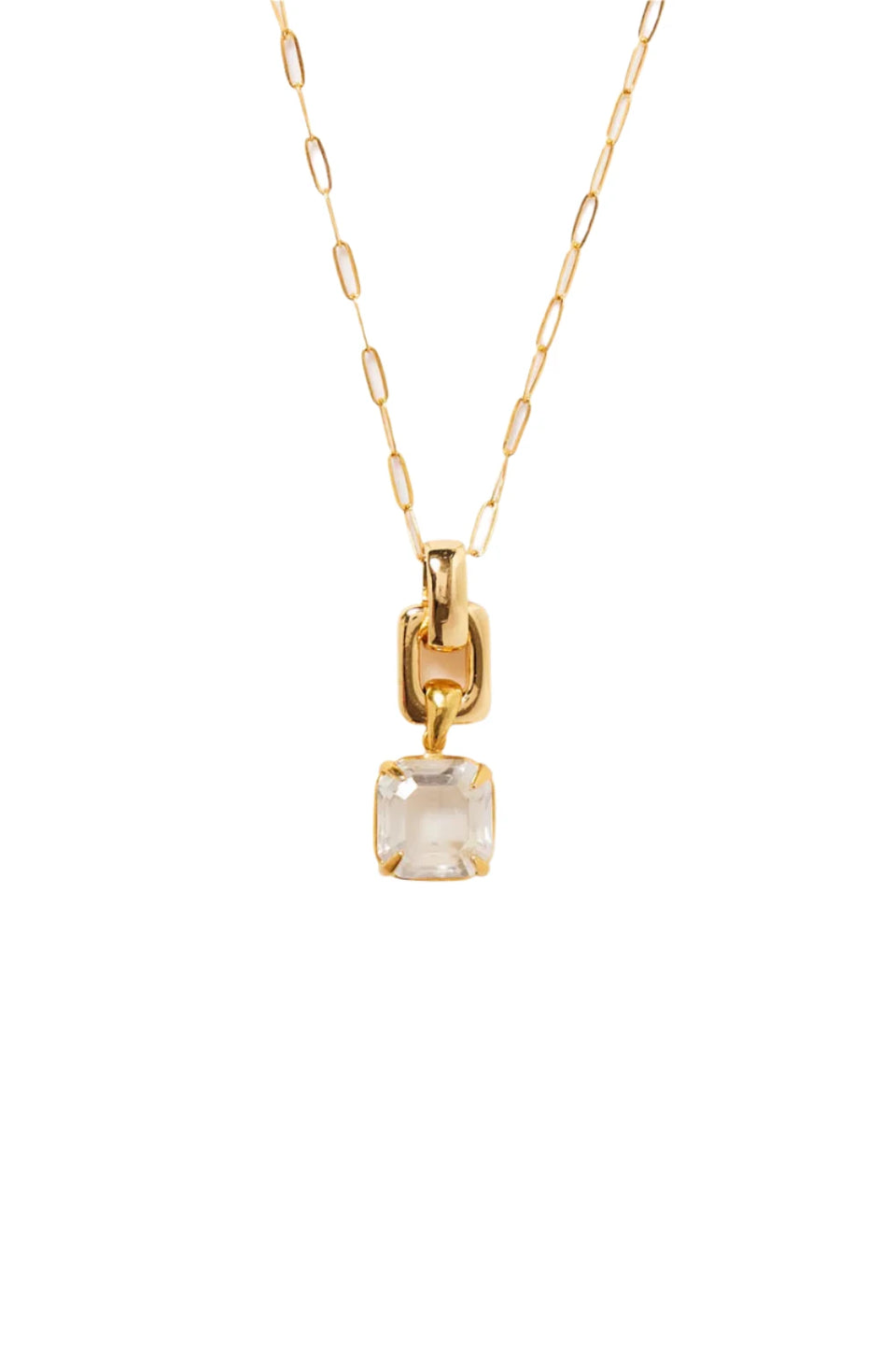 elaine turner Gold Ellis Crystal Necklace