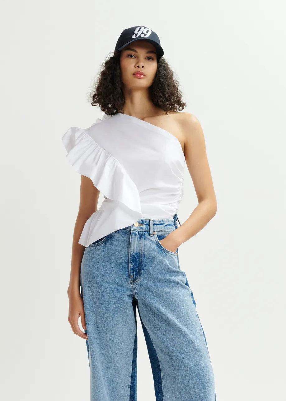 Elaine Turner Haven Ruffle Top