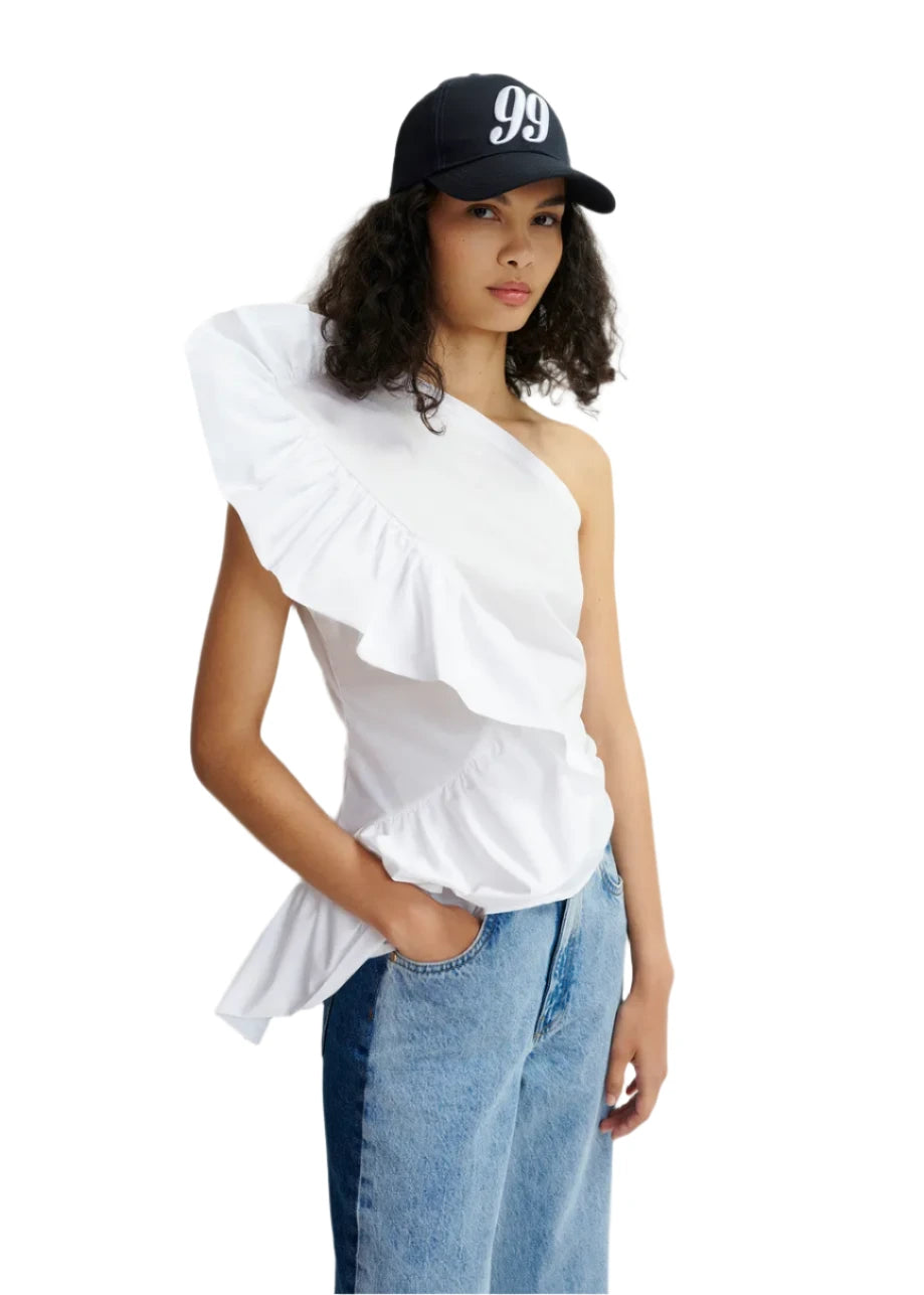 elaine turner Haven Ruffle Top