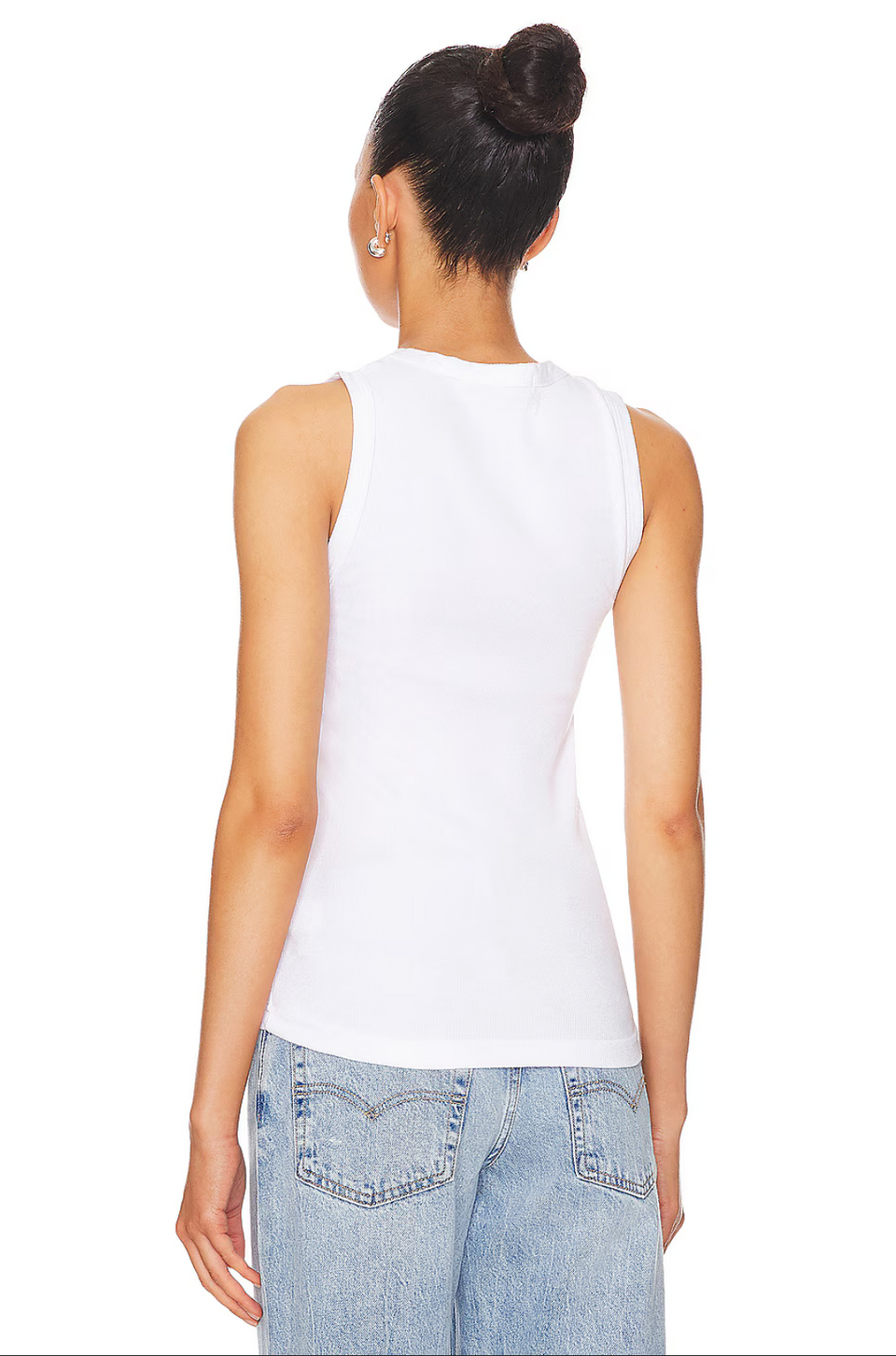Elaine Turner Jordan U Neck Ribbed Tank