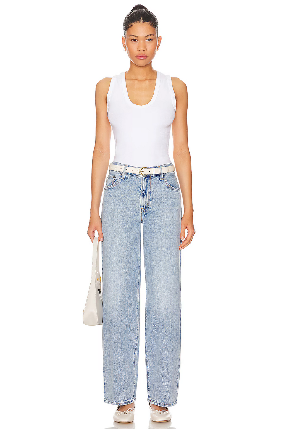 Elaine Turner Jordan U Neck Ribbed Tank