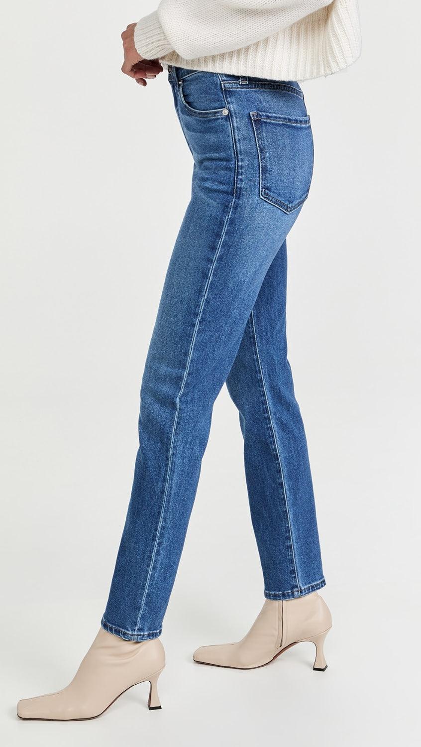 Elaine Turner Lara Slim Ankle Jeans- Coast
