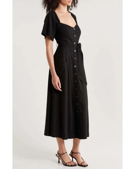 Elaine Turner Linen Willow Dress