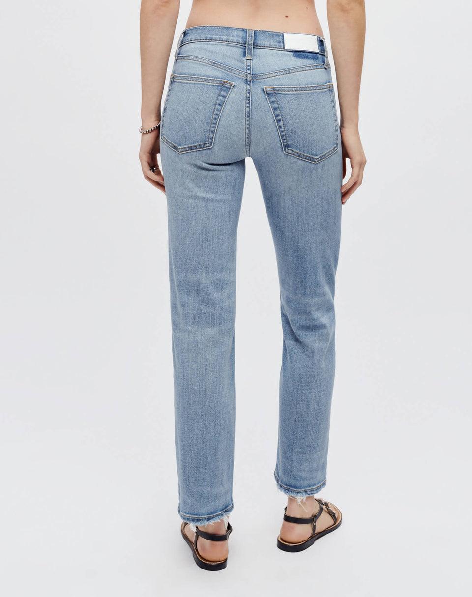 Elaine Turner Mid Rise Stove Pipe Jeans- Hacienda
