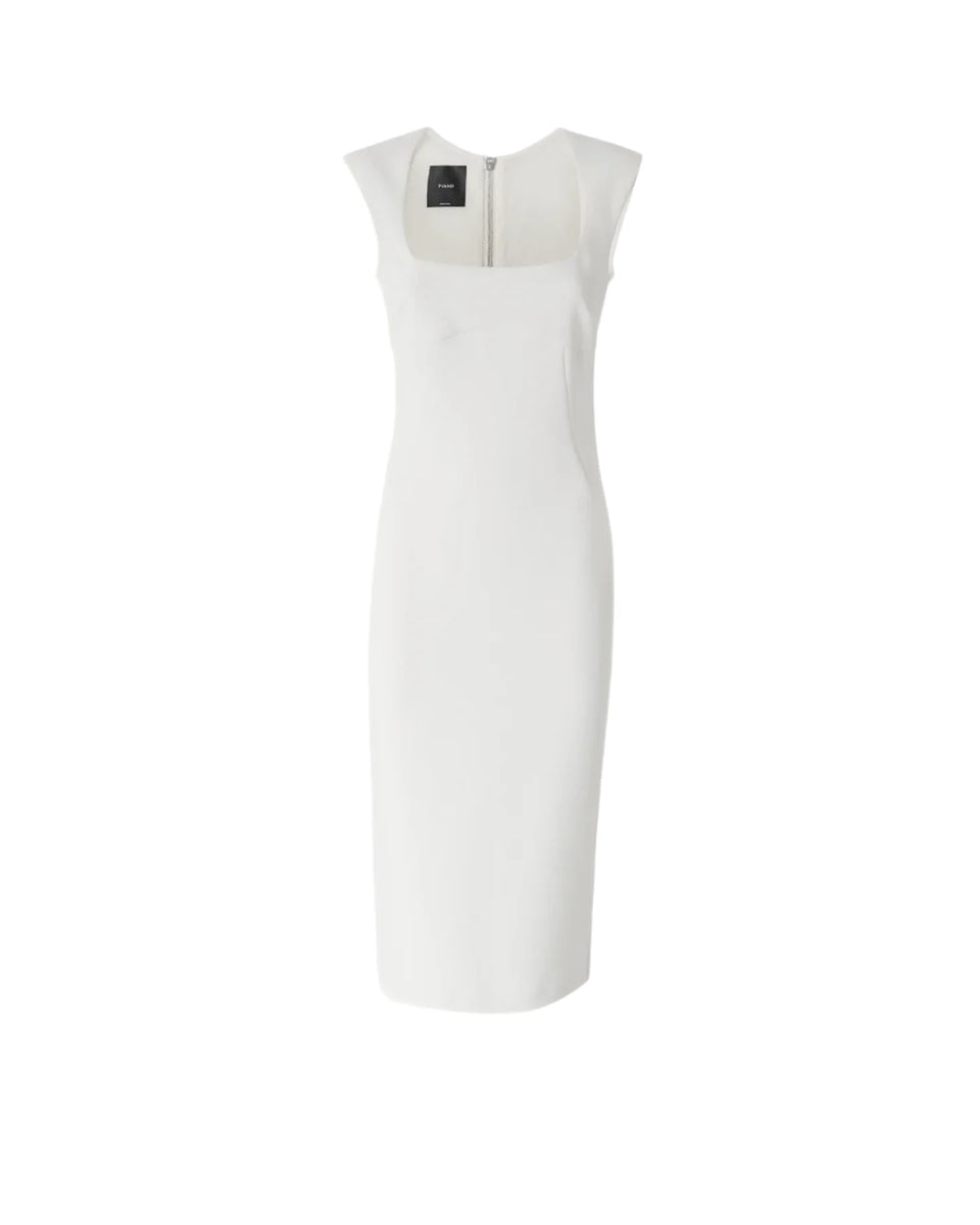 elaine turner Midi Crepe Dress