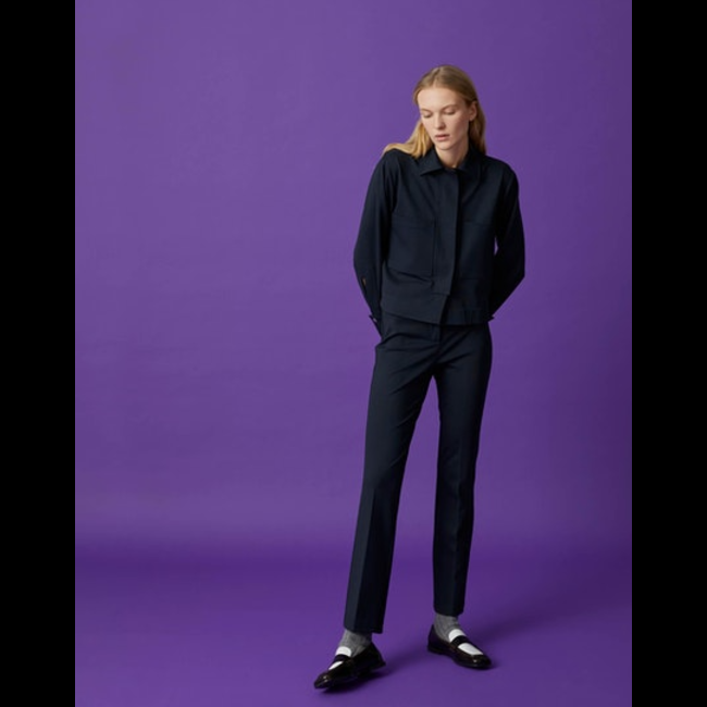 Elaine Turner Obsidian Wool Trousers
