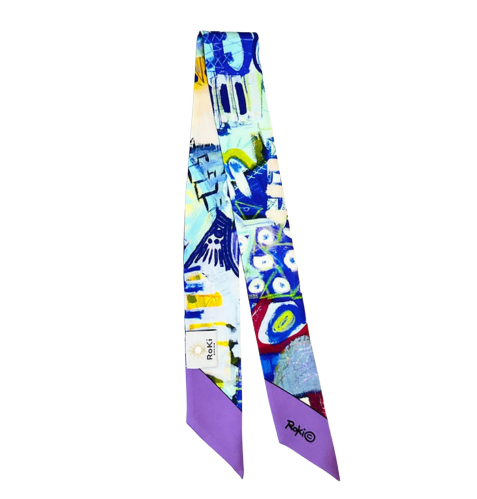 Elaine Turner Pandemonium RoKi Silky Scarf