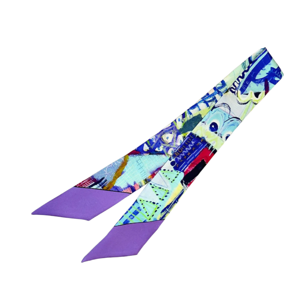 Elaine Turner Pandemonium RoKi Silky Scarf