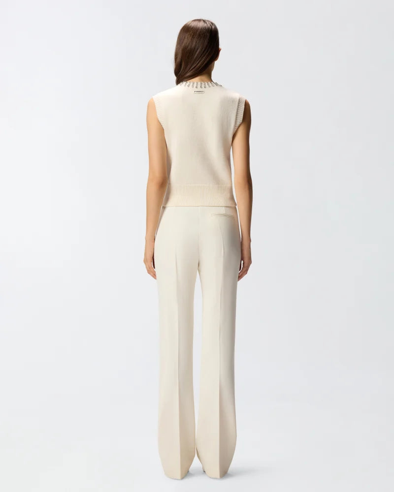 Elaine Turner Rhinstone Knit Vest