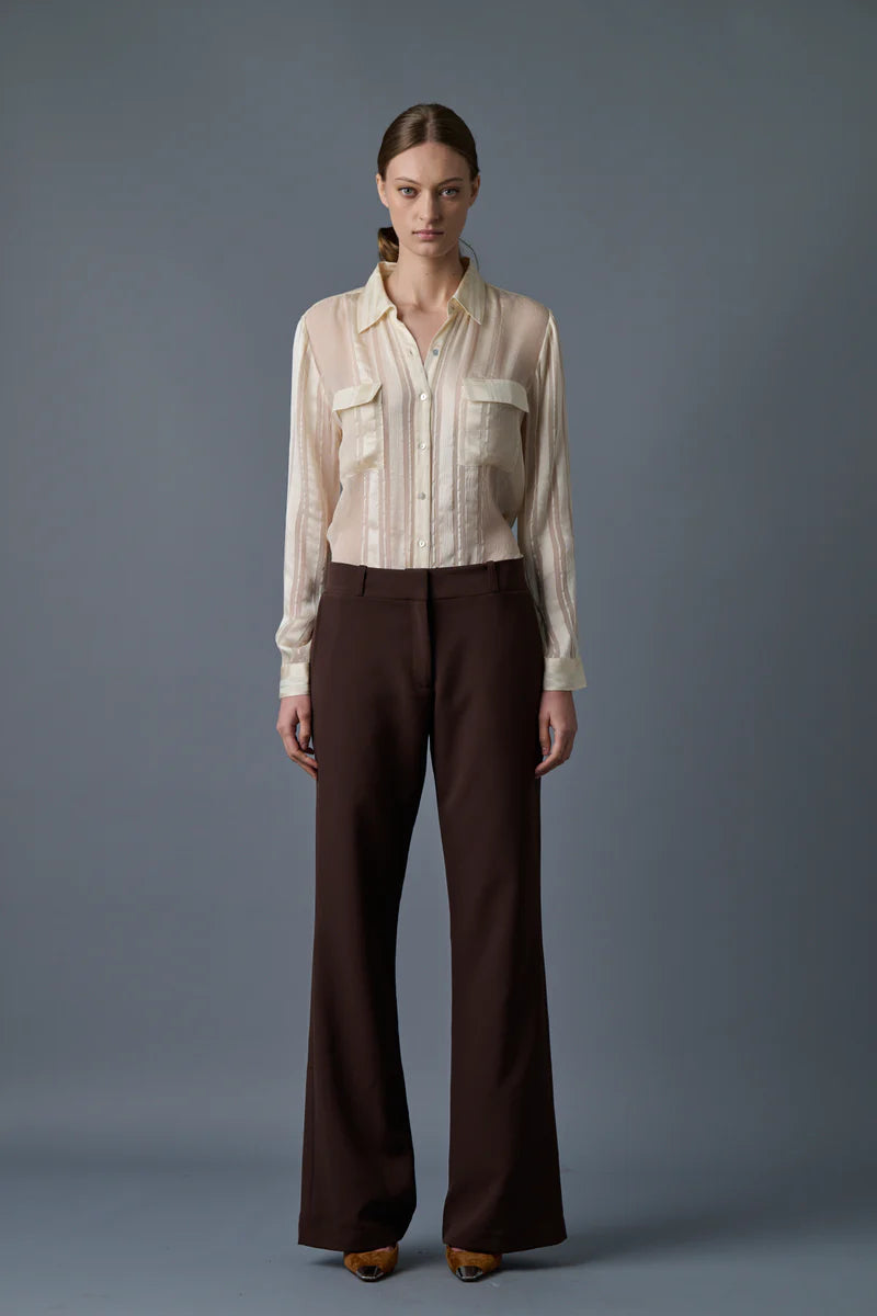 Elaine Turner Ribbon Stripe Shirt