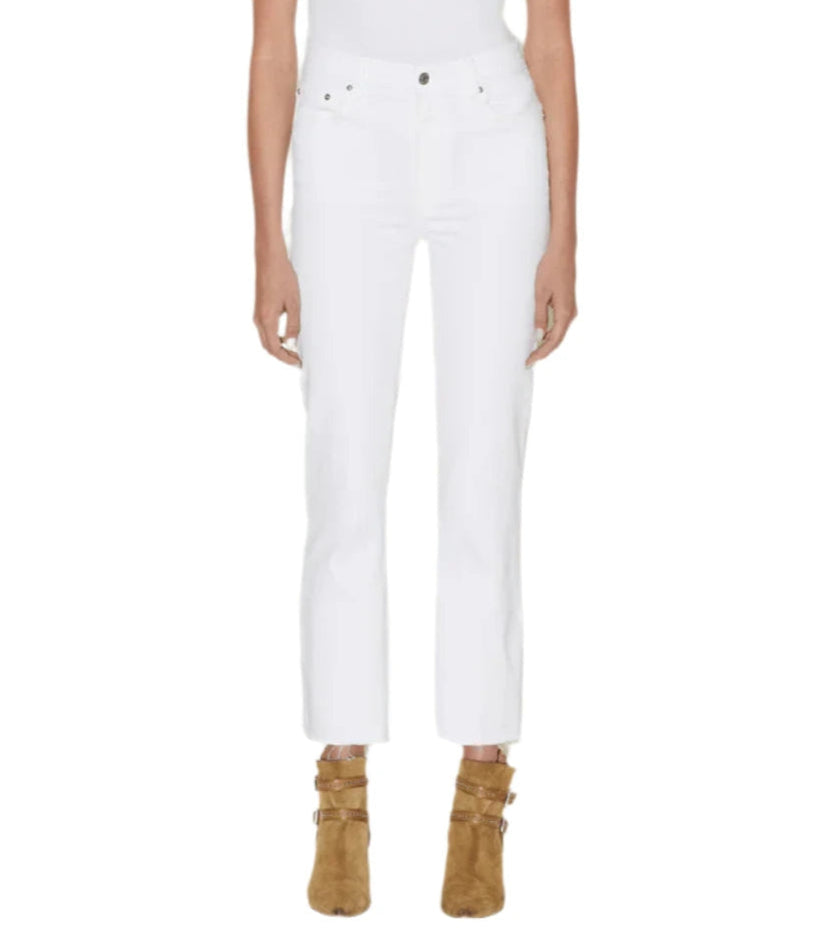elaine turner Sabine Straight Jeans- White
