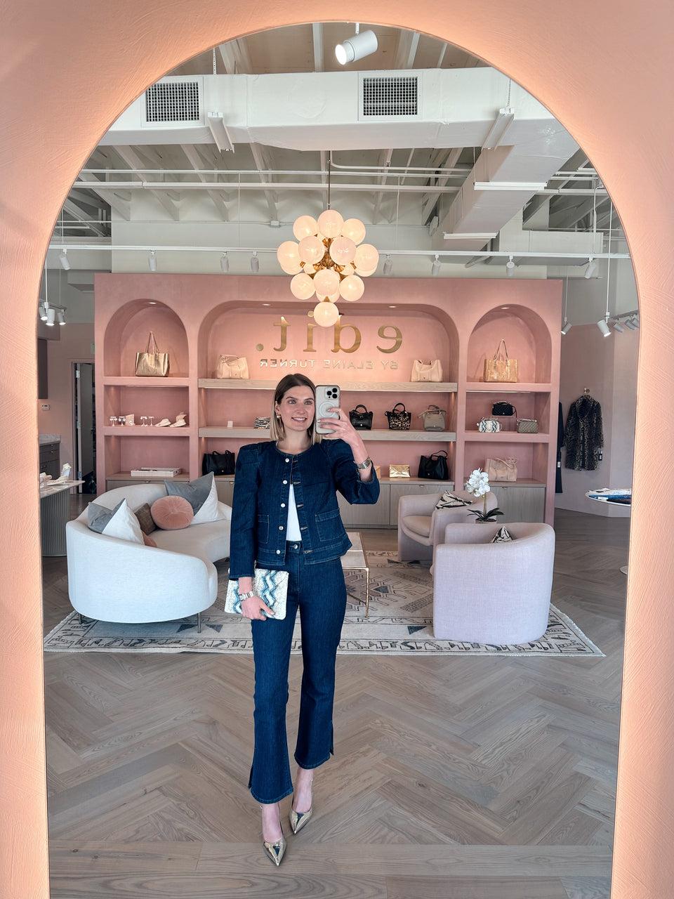 Elaine Turner Sienna Denim Jacket- Ink