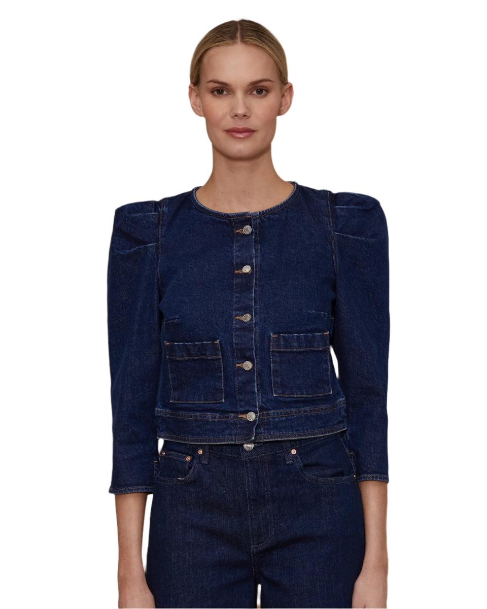 elaine turner Sienna Denim Jacket- Ink