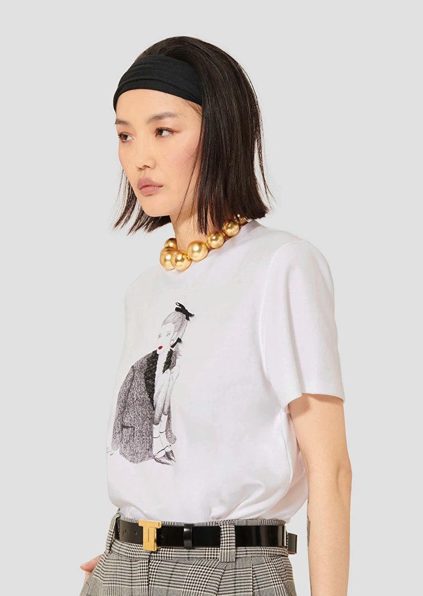 Elaine Turner Taragirl White T-Shirt