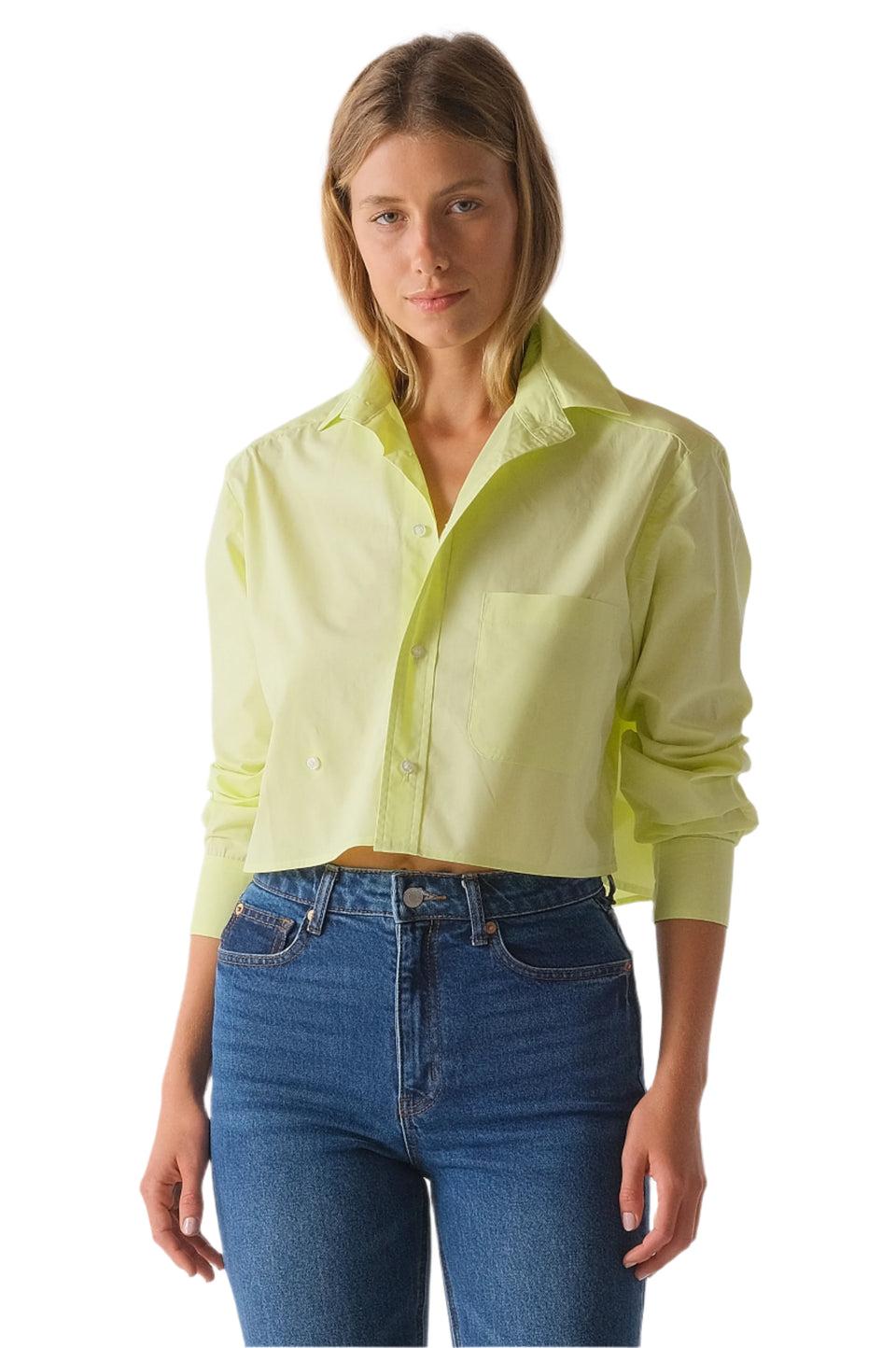 Elaine Turner The Shorty Shirt- Citron
