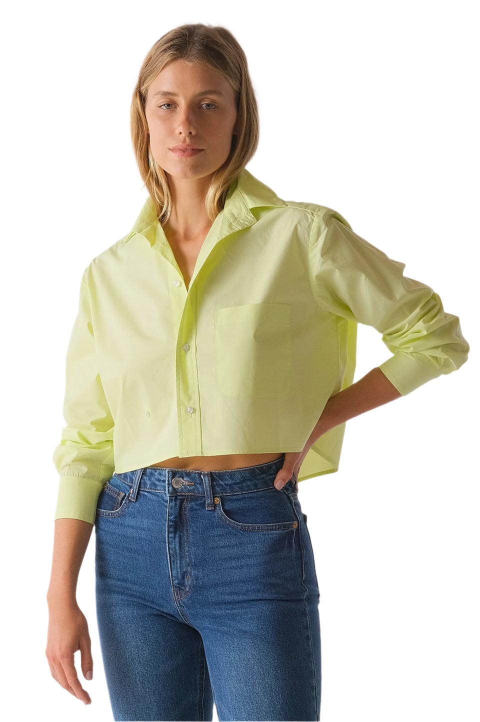 elaine turner The Shorty Shirt- Citron