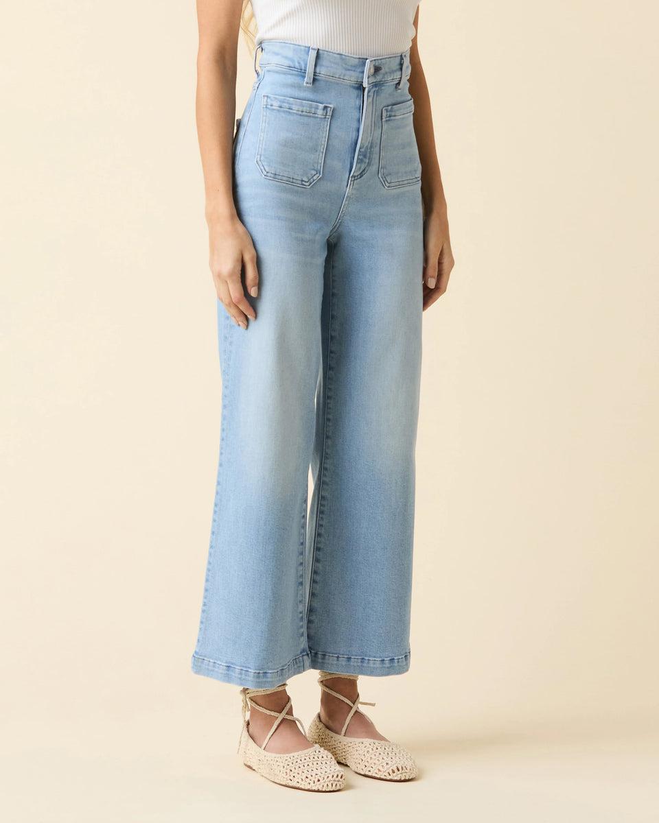 Elaine Turner Virginia Wideleg Ankle- Pebble Beach