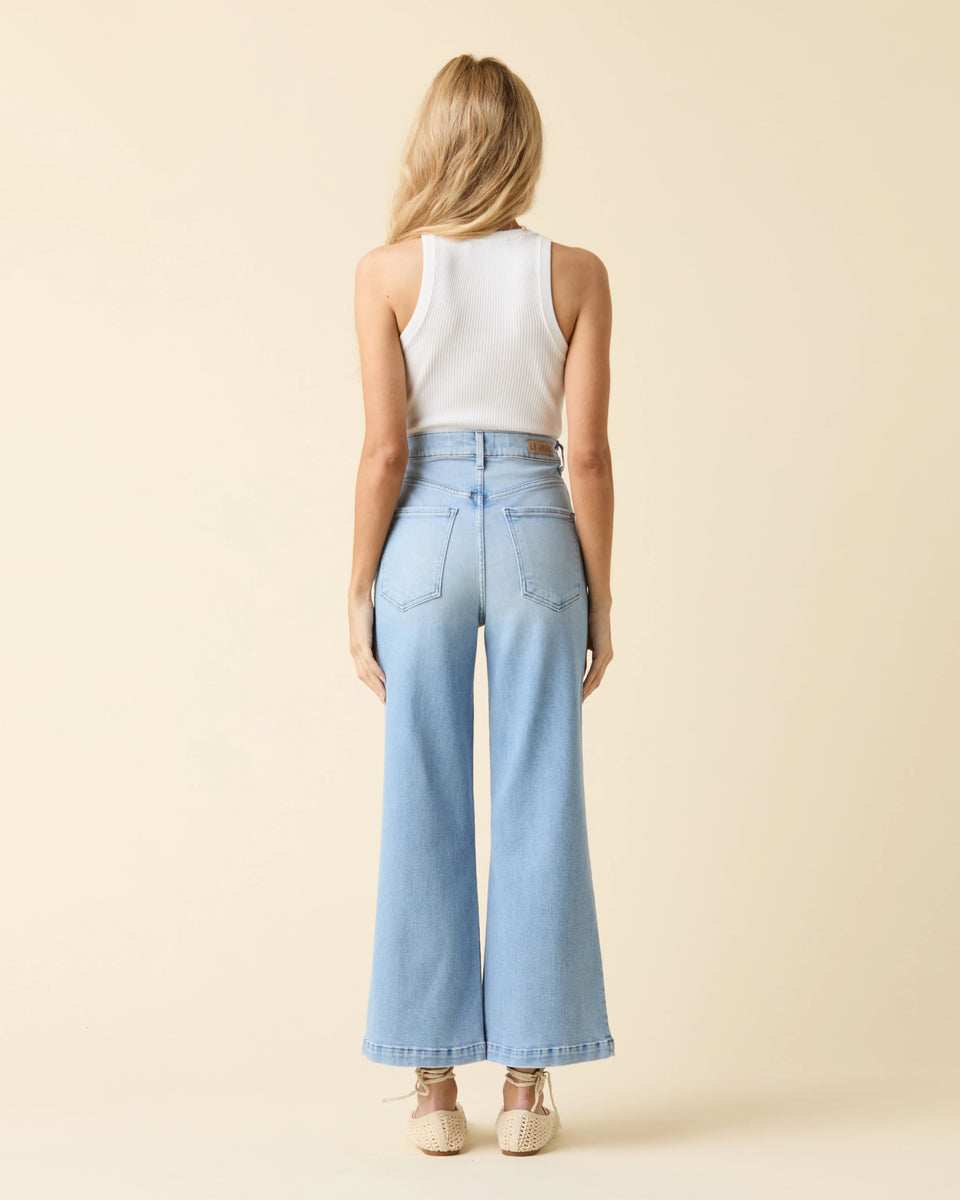 Elaine Turner Virginia Wideleg Ankle- Pebble Beach