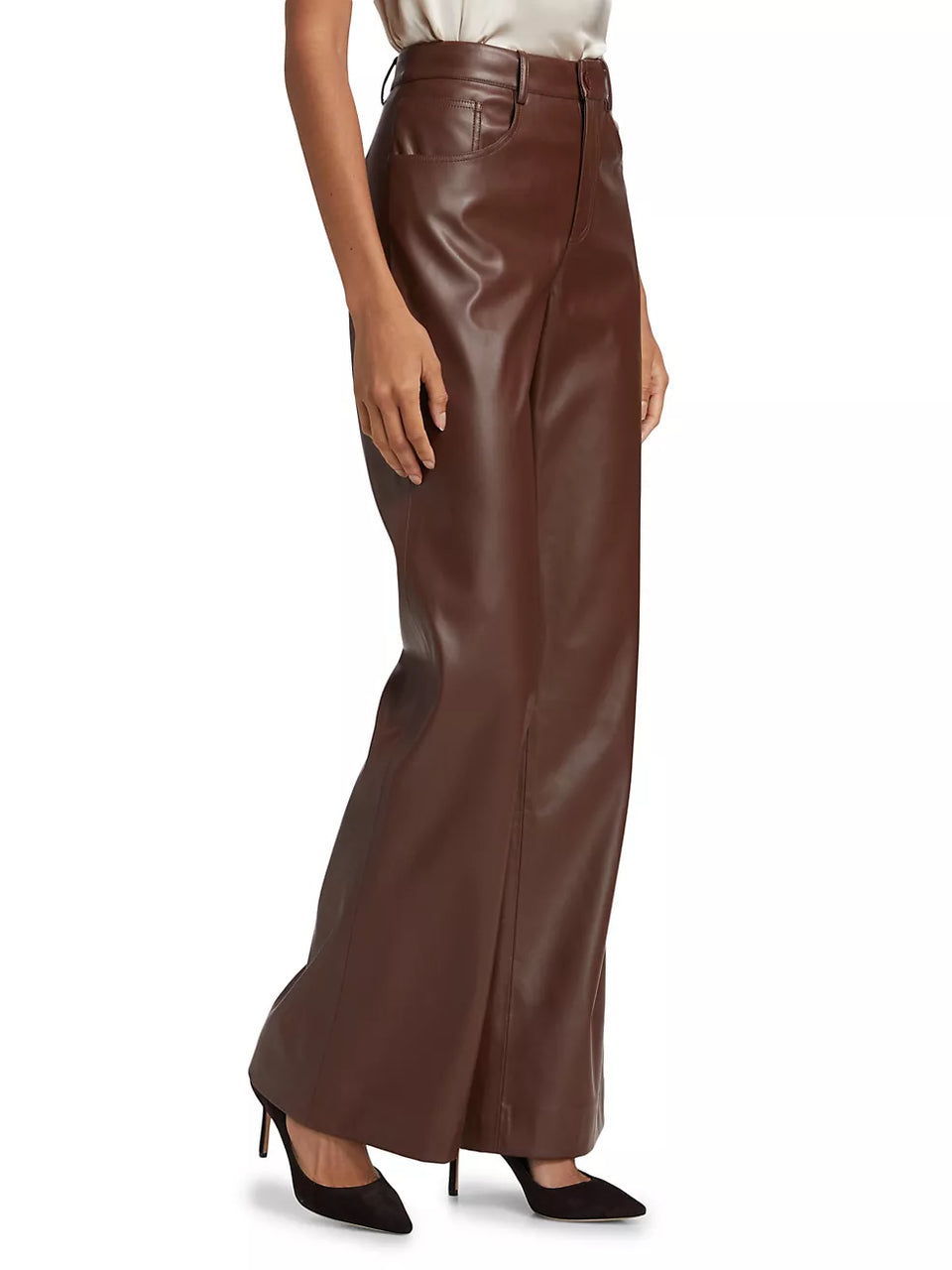 Elaine Turner Zenobia Vegan Leather Pants