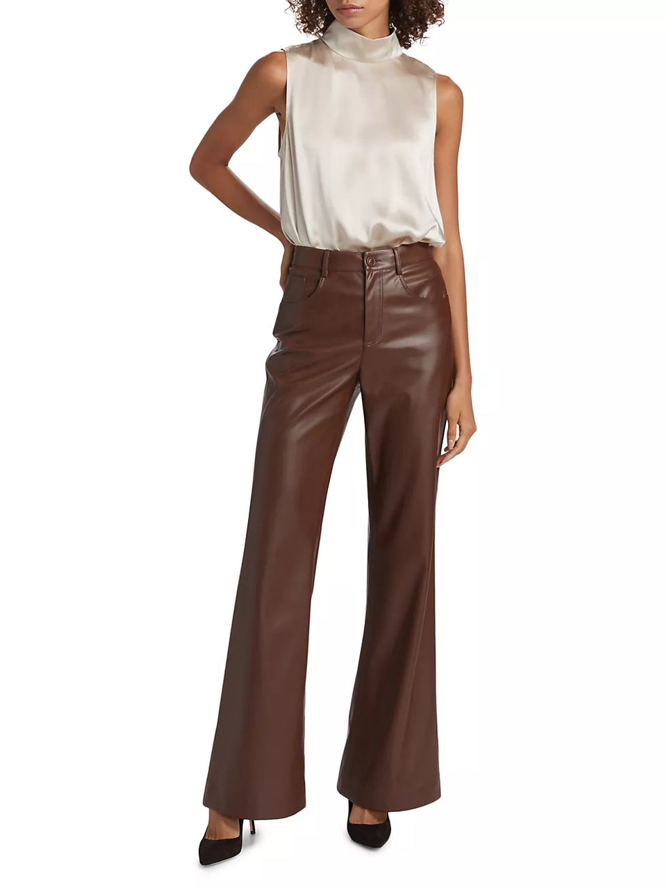 elaine turner Zenobia Vegan Leather Pants