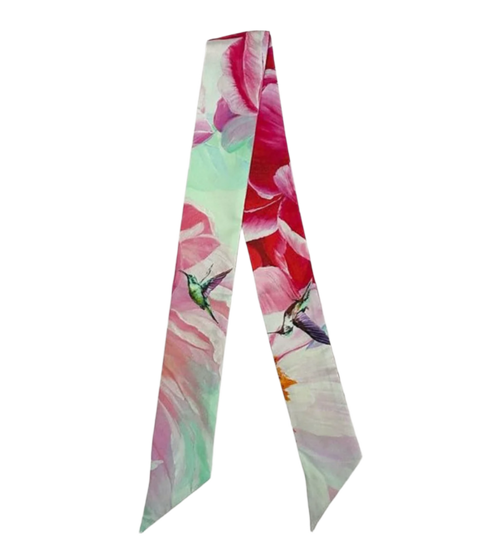 elaine turner Love Song RoKi Silky Scarf by Ira Volkova